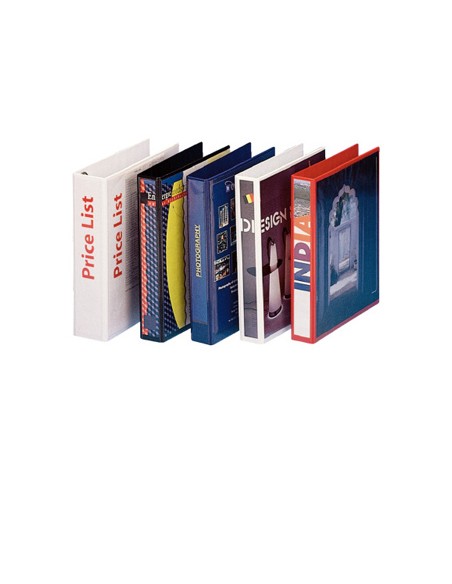 Carpeta canguro esselte basica 4 anillas mixtas 40 mm din a4 plastico color blanco