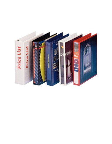 Carpeta canguro esselte basica 4 anillas mixtas 25 mm din a4 plastico color blanco