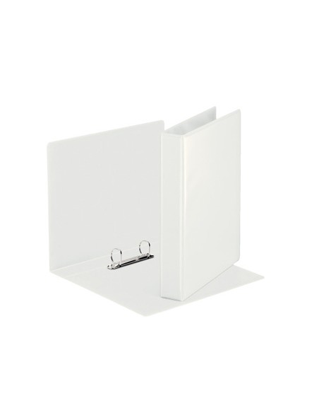 Carpeta canguro esselte basica 2 anillas mixtas 25 mm din a4 plastico color blanco