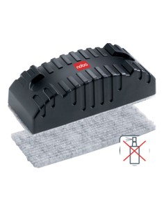 Borrador nobo magnetico para pizarra blanca color negro 60x138x45 mm