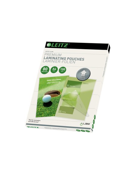 Bolsa de plastificar leitz din a4 80 micras caja de 100 unidades Bolsa de plastificar leitz din a4 80 micras caja de 100 unidades