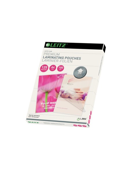 Bolsa de plastificar leitz din a4 125 micras caja de 100 unidades Bolsa de plastificar leitz din a4 125 micras caja de 100 unidades
