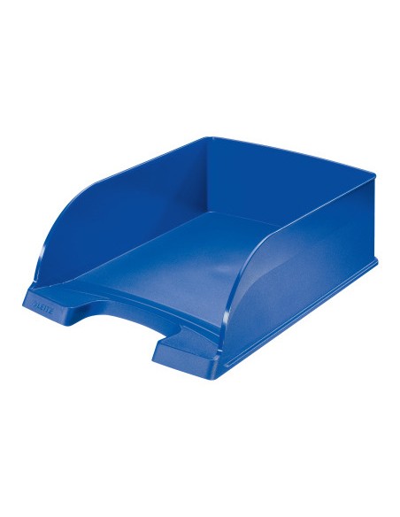 Bandeja sobremesa leitz plus jumbo opaca color azul 255x357x103 mm