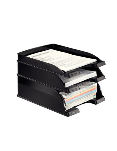 Bandeja sobremesa leitz plus jumbo opaca color azul 255x357x103 mm