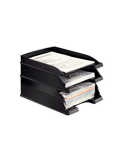 Bandeja sobremesa leitz plus jumbo opaca color azul 255x357x103 mm