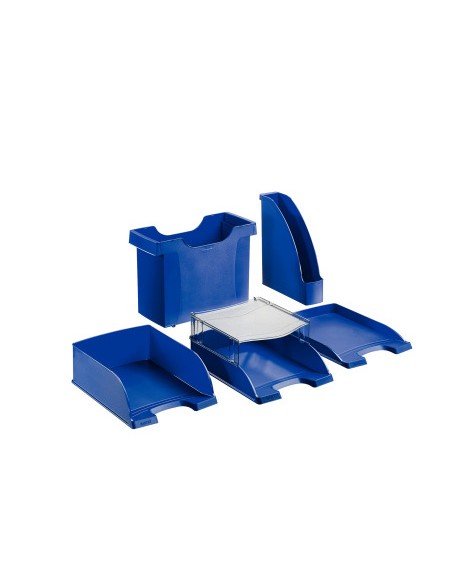 Bandeja sobremesa leitz plus jumbo opaca color azul 255x357x103 mm