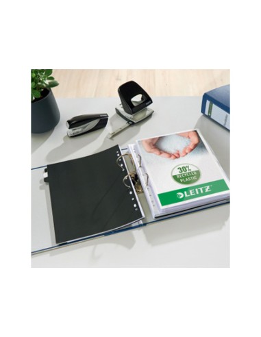 Archivador de palanca leitz 180 din a4 maxi polipropileno lomo 80 mm color azul