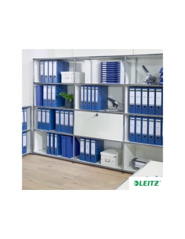 Archivador de palanca leitz 180 din a4 maxi polipropileno lomo 80 mm color azul