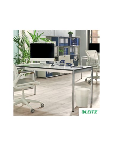 Archivador de palanca leitz 180 din a4 maxi polipropileno lomo 80 mm color azul