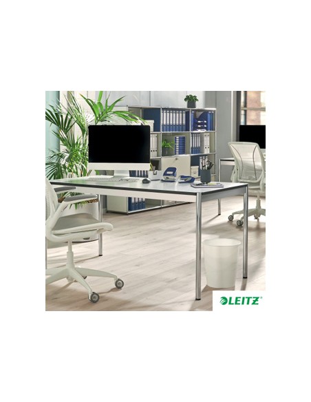 Archivador de palanca leitz 180 din a4 maxi polipropileno lomo 80 mm color azul