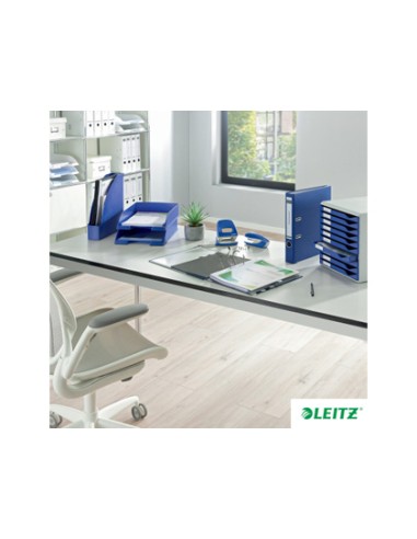Archivador de palanca leitz 180 din a4 maxi polipropileno lomo 80 mm color azul