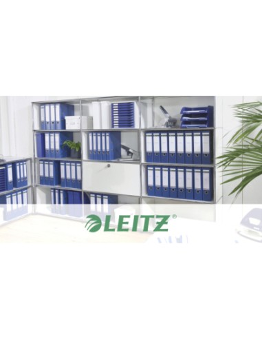 Archivador de palanca leitz 180 din a4 maxi polipropileno lomo 80 mm color azul