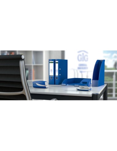 Archivador de palanca leitz 180 din a4 maxi polipropileno lomo 80 mm color azul