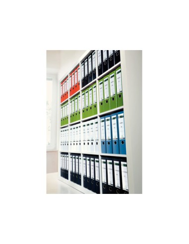 Archivador de palanca leitz 180 din a4 maxi polipropileno lomo 80 mm color azul