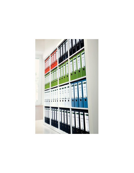 Archivador de palanca leitz 180 din a4 maxi polipropileno lomo 80 mm color azul