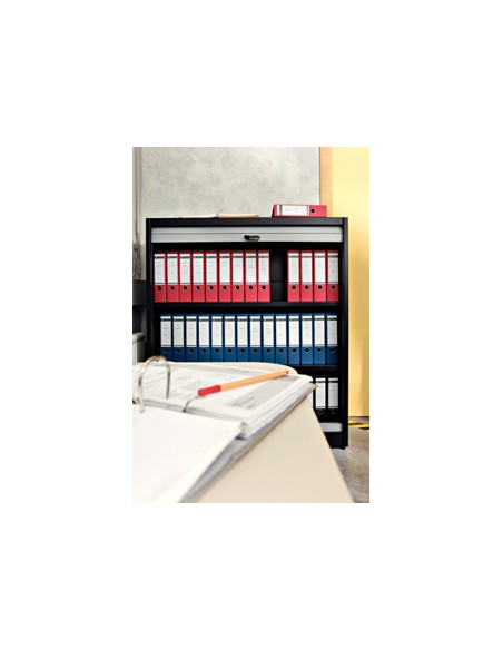 Archivador de palanca leitz 180 din a4 maxi polipropileno lomo 80 mm color azul