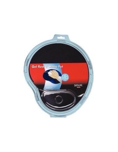 Alfombrilla para raton esselte all in one con reposamulecas gel color negro 300x35x260 mm