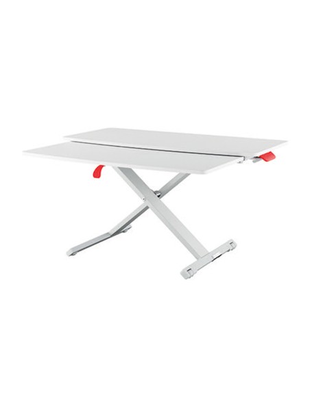 Mesa de escritorio leitz ergo cosy con bandeja color gris Mesa de escritorio leitz ergo cosy con bandeja color gris