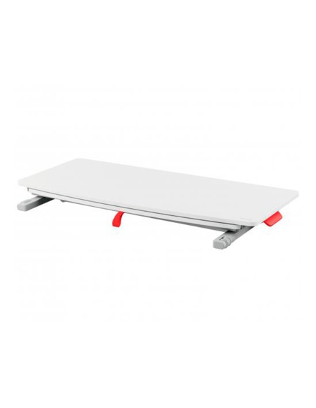 Mesa de escritorio leitz ergo cosy con bandeja color gris Mesa de escritorio leitz ergo cosy con bandeja color gris