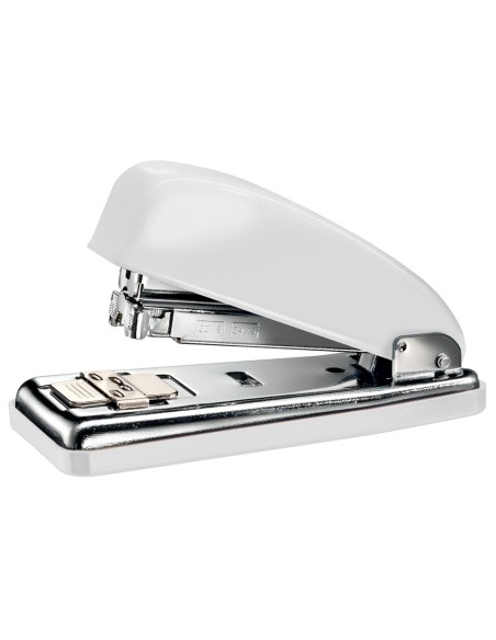 Grapadora petrus 226 classic wow blanco metalizado capacidad 30 hojas en blister