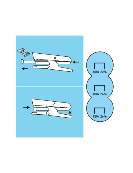 Grapas petrus cobreadas 22 8 caja de 1000