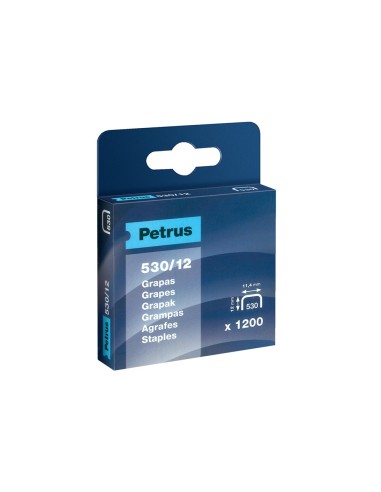 Grapas petrus nº 530 12 caja de 1200 grapas