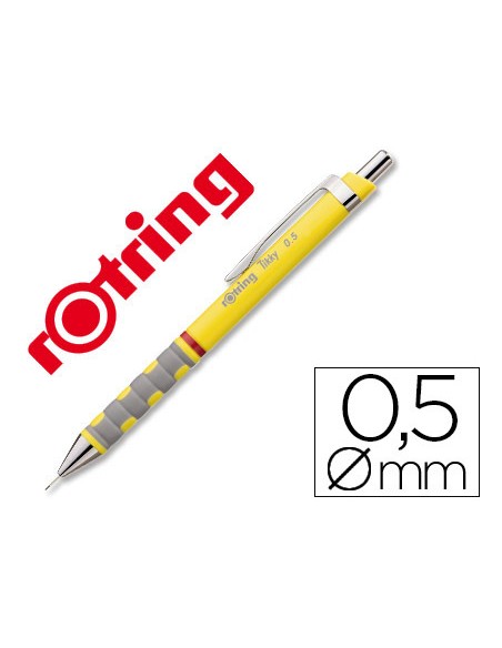Portaminas rotring tikky 05 mm amarillo Portaminas rotring tikky 05 mm amarillo