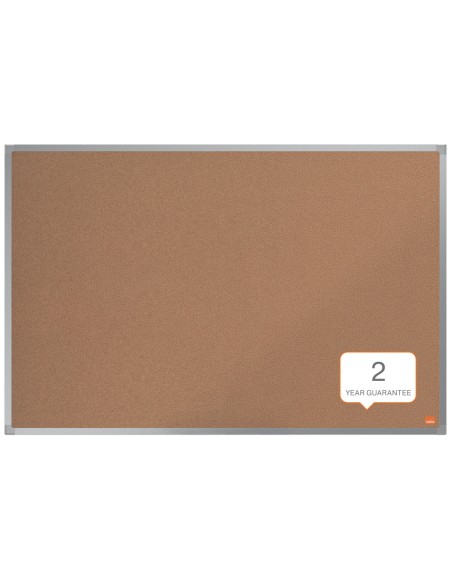 Pizarra corcho nobo essence marco aluminio 900x600 mm