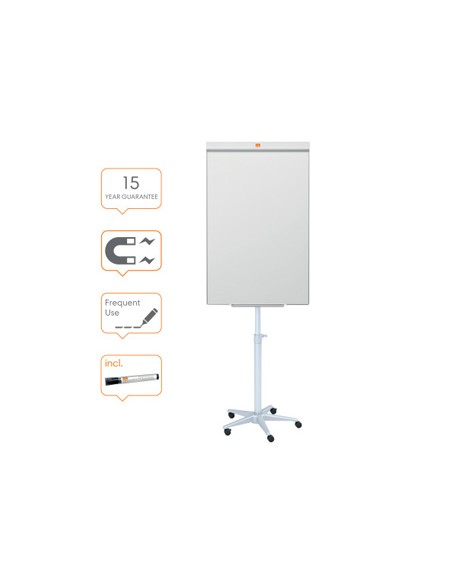 Pizarra conferencia nobo classic nano clean magnetica acero lacado 2000x600x700 mm