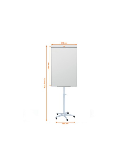 Pizarra conferencia nobo classic nano clean magnetica acero lacado 2000x600x700 mm