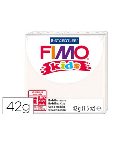 Pasta staedtler fimo kids 42 gr color blanco