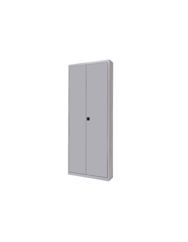 Armario metalico rocada dos puertas batientes incluye cuatro balda 102x198x45 cm acabado ac00 gris gris