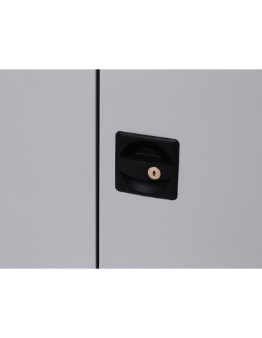 Armario metalico rocada dos puertas batientes incluye cuatro balda 102x198x45 cm acabado ac00 gris gris