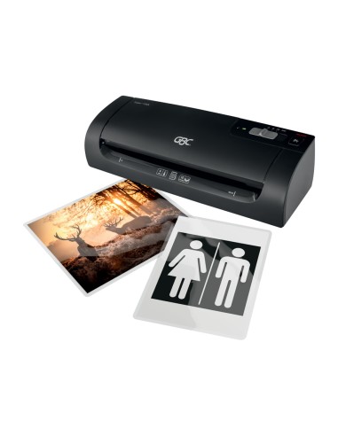 Plastificadora gbc fusion 1000l din a4 4 rodillos hasta 2x75 mc color negro