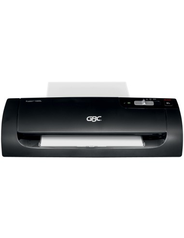 Plastificadora gbc fusion 1000l din a4 4 rodillos hasta 2x75 mc color negro