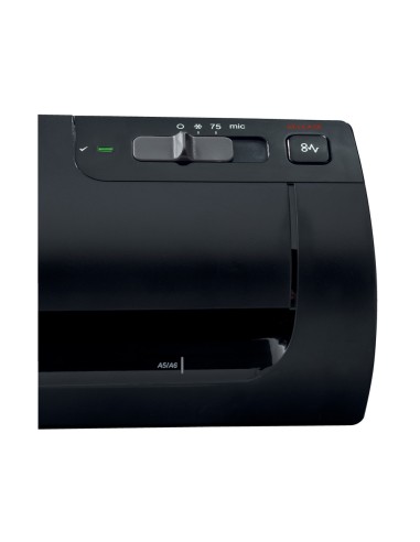 Plastificadora gbc fusion 1000l din a4 4 rodillos hasta 2x75 mc color negro