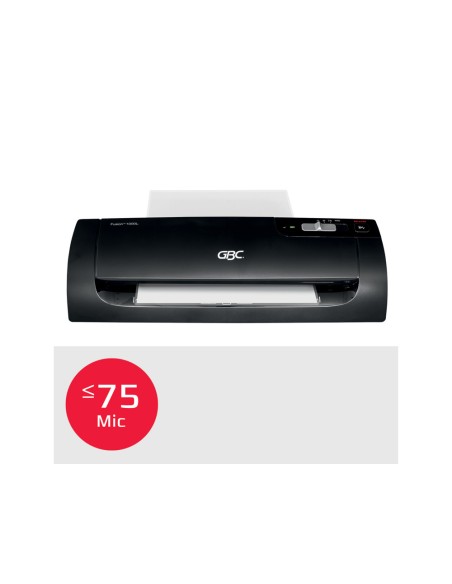 Plastificadora gbc fusion 1000l din a4 4 rodillos hasta 2x75 mc color negro Plastificadora gbc fusion 1000l din a4 4 rodillos hasta 2x75 mc color negro