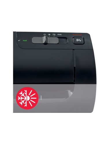 Plastificadora gbc fusion 1000l din a4 4 rodillos hasta 2x75 mc color negro