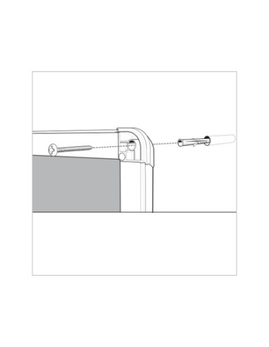 Vitrina de anuncio nobo premium plus blanca magnetica para exterior 8 x din a4 692x972x45 mm