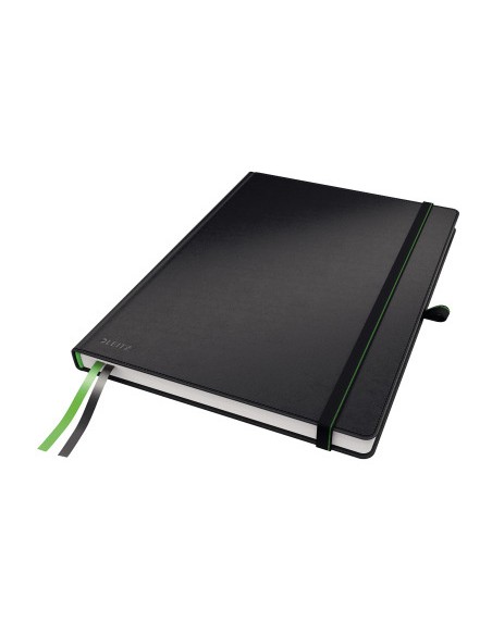 Cuaderno con gomilla leitz complete tapa dura din a4 80 hojas cuadro 5 mm color negro Cuaderno con gomilla leitz complete tapa dura din a4 80 hojas cuadro 5 mm color negro