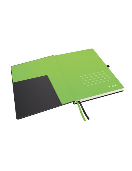 Cuaderno con gomilla leitz complete tapa dura din a4 80 hojas cuadro 5 mm color negro Cuaderno con gomilla leitz complete tapa dura din a4 80 hojas cuadro 5 mm color negro