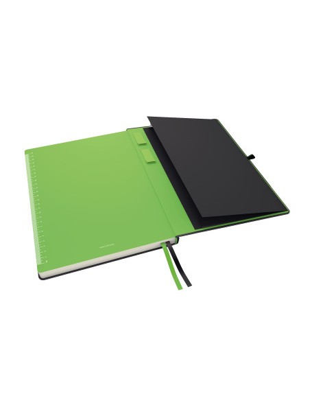 Cuaderno con gomilla leitz complete tapa dura din a4 80 hojas cuadro 5 mm color negro Cuaderno con gomilla leitz complete tapa dura din a4 80 hojas cuadro 5 mm color negro