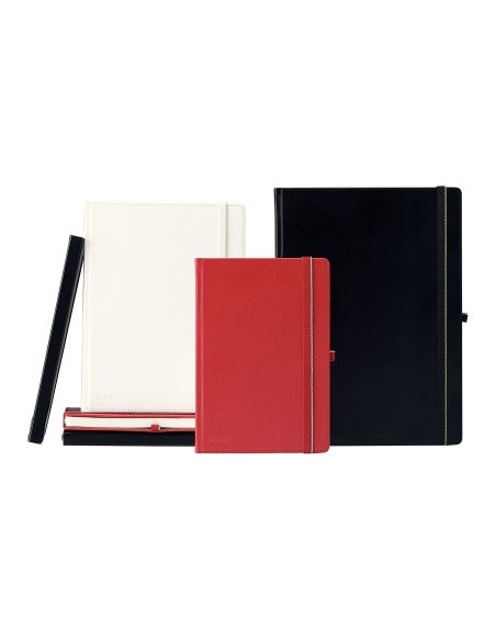 Cuaderno con gomilla leitz complete tapa dura din a4 80 hojas cuadro 5 mm color negro Cuaderno con gomilla leitz complete tapa dura din a4 80 hojas cuadro 5 mm color negro