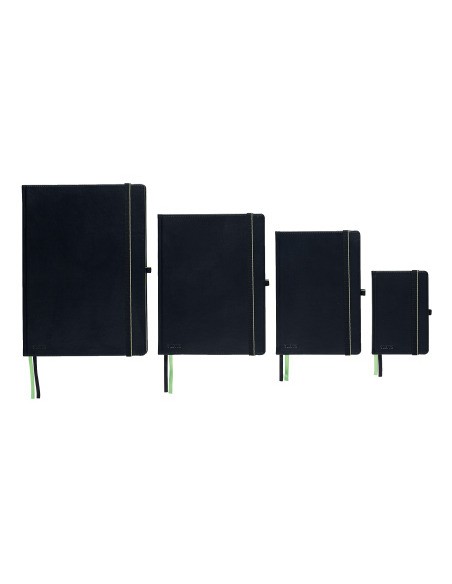 Cuaderno con gomilla leitz complete tapa dura din a4 80 hojas cuadro 5 mm color negro Cuaderno con gomilla leitz complete tapa dura din a4 80 hojas cuadro 5 mm color negro