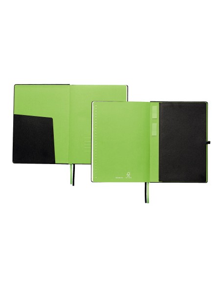 Cuaderno con gomilla leitz complete tapa dura din a4 80 hojas cuadro 5 mm color negro Cuaderno con gomilla leitz complete tapa dura din a4 80 hojas cuadro 5 mm color negro