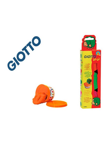 Pasta para modelar giotto bebe pack 3 colores surtidos dermatologicamente testada Pasta para modelar giotto bebe pack 3 colores surtidos dermatologicamente testada