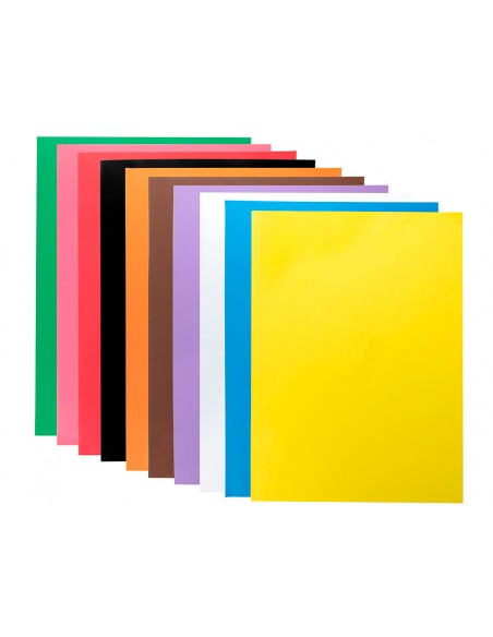 Goma eva liderpapel 50x70cm 60g m2 espesor 15mm colores surtidos