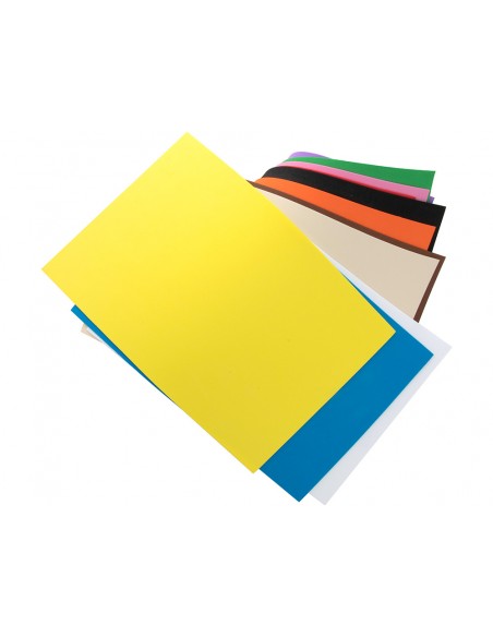 Goma eva liderpapel 50x70cm 60g m2 espesor 15mm colores surtidos