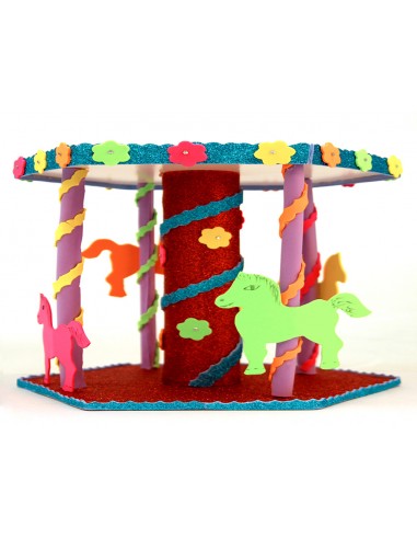 Goma eva liderpapel 50x70 cm espesor 2 mm metalizada rojo