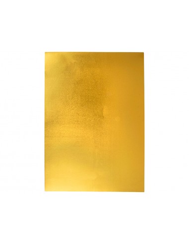 Goma eva liderpapel 50x70 cm espesor 2 mm metalizada oro